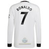 Maglia da Calcio a Maniche Lunghe Manchester United Ronaldo 7 Trasferta 2022-23 per Uomo